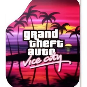 DEKOR PASPAS GTA VİCE CİTY 4'LÜ SET