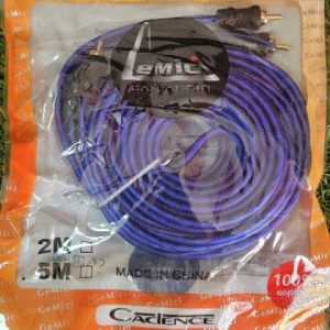 RCA KABLO CADENCE FX 5M RCA PROFESYONEL ANFİ TESİSAT KABLOSU (MAVİ)