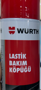 LASTİK BAKIM KÖPÜĞÜ 500ML WÜRTH