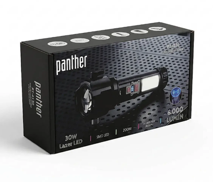 USB SARJLI EL FENERİ PANTHER PT-4130