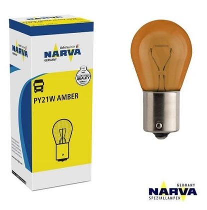 93 TURUNCU PY21W 12V AMPUL NARVA 10AD