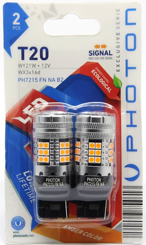 T20 W21W 12V AMBER FANLI EXCLUSIVE SERIE 2 Lİ BLISTER