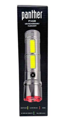 USB SARJLI EL FENERİ PANTHER PT-4100