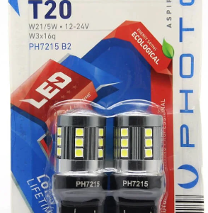 T20 W21 5W 12V-24V LED 2 Lİ BLISTER
