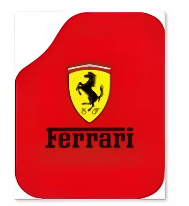 DEKOR PASPAS FERRARİ 4'LÜ SET