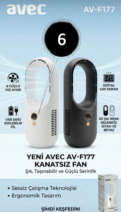USB SARJLI FAN AVEC AV-F177