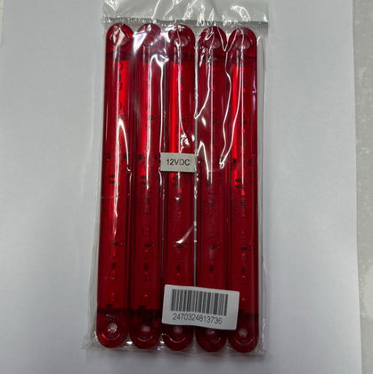 PARMAK LED SLİM KIRMIZI 17 CM - 12 LED (12V-24V)
