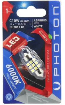 C10W 12V CANBUS 6 Lİ 30mm SOFİT LED TEKLİ BLISTER