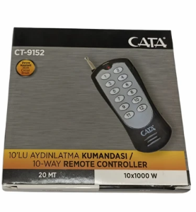 AVİZE KUMANDASI 10'LU KANAL 10 X 500 W CATA CT-9152