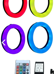 FİAT LİNEA 105-125 MM 4'LÜ SET RGB KUMANDALI ANGEL HALKA