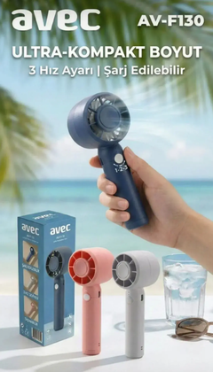 USB SARJLI MİNİ FAN AVEC AV-F130