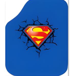 DEKOR PASPAS SUPERMAN 4'LÜ SET