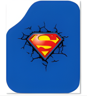 DEKOR PASPAS SUPERMAN 4'LÜ SET