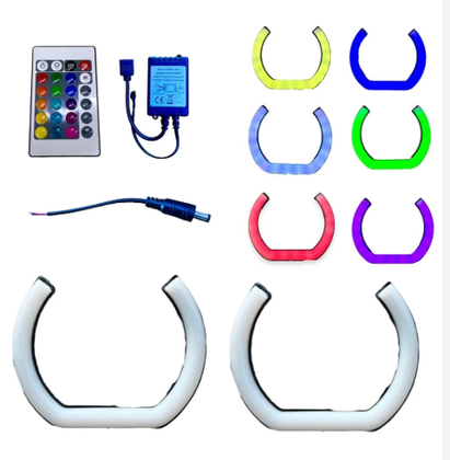 FORD FOCUS 1999/2001 L/U 135 MM 2'Lİ SET RGB KUMANDALI ANGEL HALKA