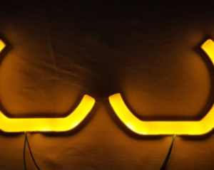 MEGANE 2 KASA U/L 100-120 MM 4'LÜ SET SARI ANGEL HALKA