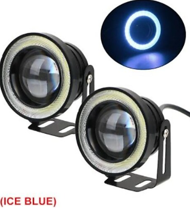 SİS FARI MERCEKLİ 76MM BUZ MAVİ ANGEL