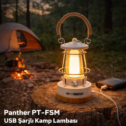 USB SARJLI KAMP LAMBASI PANTHER PT-FSM