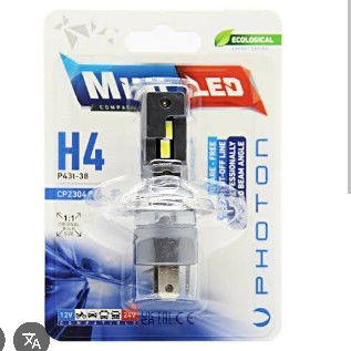 MINI H4 12-24V COMPACT LED TEKLİ BLISTER