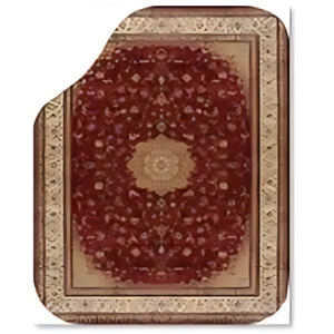DEKOR PASPAS HALI DESENLİ AÇIK RENK 4'LÜ SET