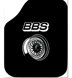 DEKOR PASPAS SİYAH BBS 4'LÜ SET