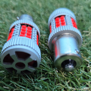 40 LEDLİ FANLI 12V-24V 93 AMPUL KIRMIZI DAMLA LED LUXA