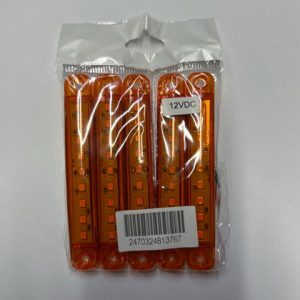 PARMAK LED SLİM TURUNCU 10 CM - 9 LED 12V