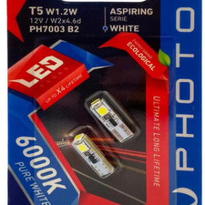 T5 12V 1.2W 3 SMD LED 2 Lİ BLISTER