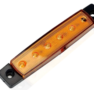 PARMAK LED AMBER 12V 10 CM 6 LED