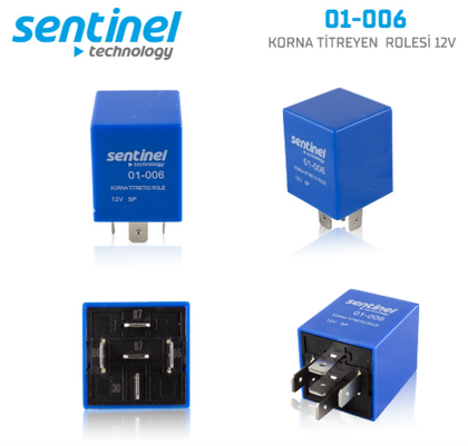 KORNA TİTRETME ROLESİ 12V SENTİNEL