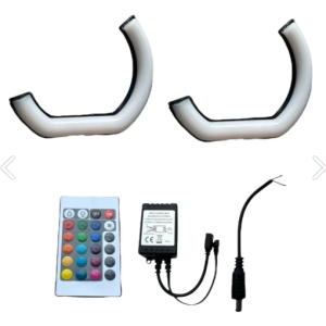 F SERİSİ 135 MM 2LI SET L TİPİ RGB KUMANDALI ANGEL HALKA