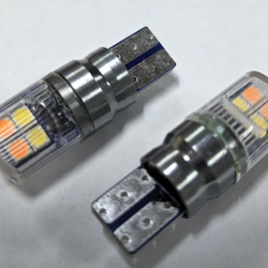 T10 2 RENK LED PARK AMPULÜ CANBUS (AÇ-KAPA TURUNCU-BEYAZ) COLORED VRPRO