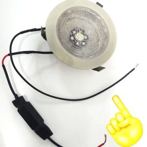 26 MM GOMME SPOT LED BEYAZ YUVARLAK 12V