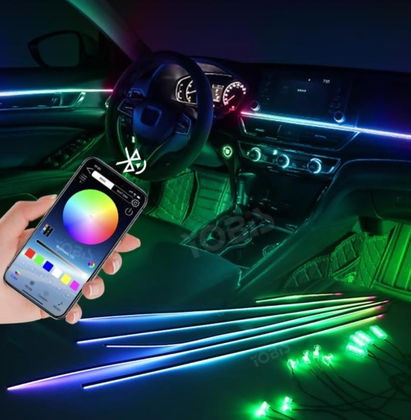 AMBİYANS LED ARAÇ İÇİ ANİMASYONLU 18 LED 64 RENK VRPRO
