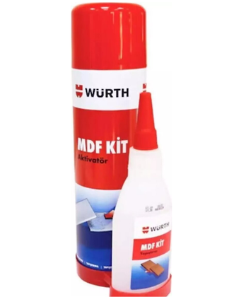 HIZLI YAPIŞTRCI MDF KİT 2 KOMP. 100-500ML WÜRTH