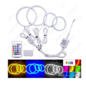 75-105 MM 4LU SET YUVARLAK RGB KUMANDALI ANGEL HALKA