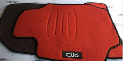 CLİO 4 KIRMIZI HALI PASPAS SİYAH KENARLI