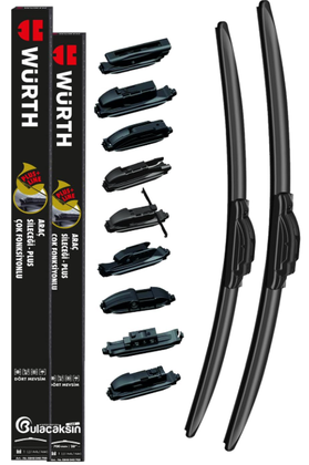 9 APARATLI ARAÇ SİLECEĞİ PLUS 350MM 14'' WÜRTH