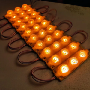 PARMAK LED TURUNCU 3WATT - 3 LENS 12V